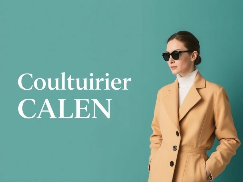 Un ruban à mesurer et des épingles posés sur une table d’atelier de couture, avec des bobines de fil colorées en arrière-plan