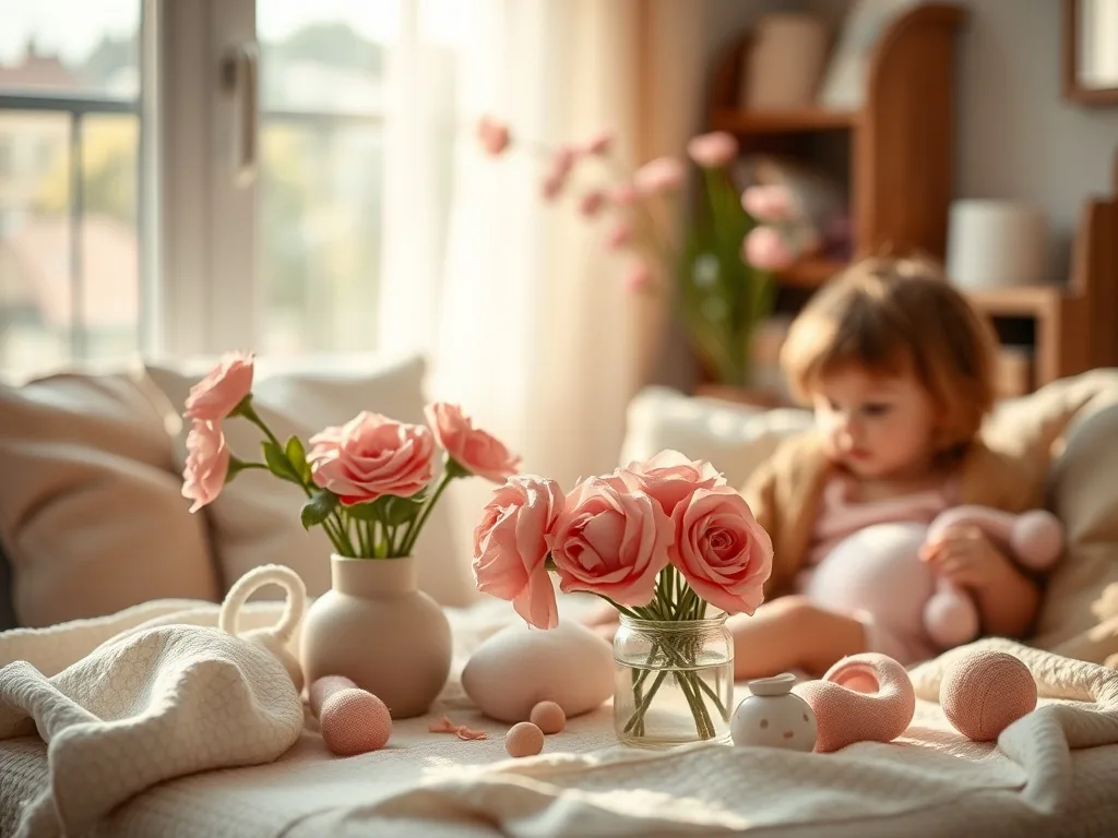 Fleurs en papier de soie rouge : on a lâché les kits créatifs